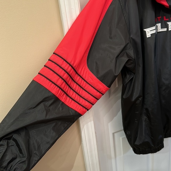 NFL Men's Red Black Atlanta Falcons Jacket Size Large - Picture 4 of 15